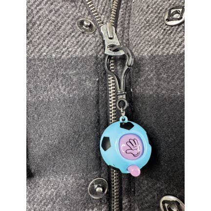 ROCK PAPER SCISSOR SOCCER BALL BACKPACK CLIP