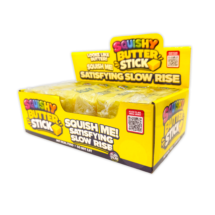 Fun Doh 6" Butter Stick Slow Rise Toy