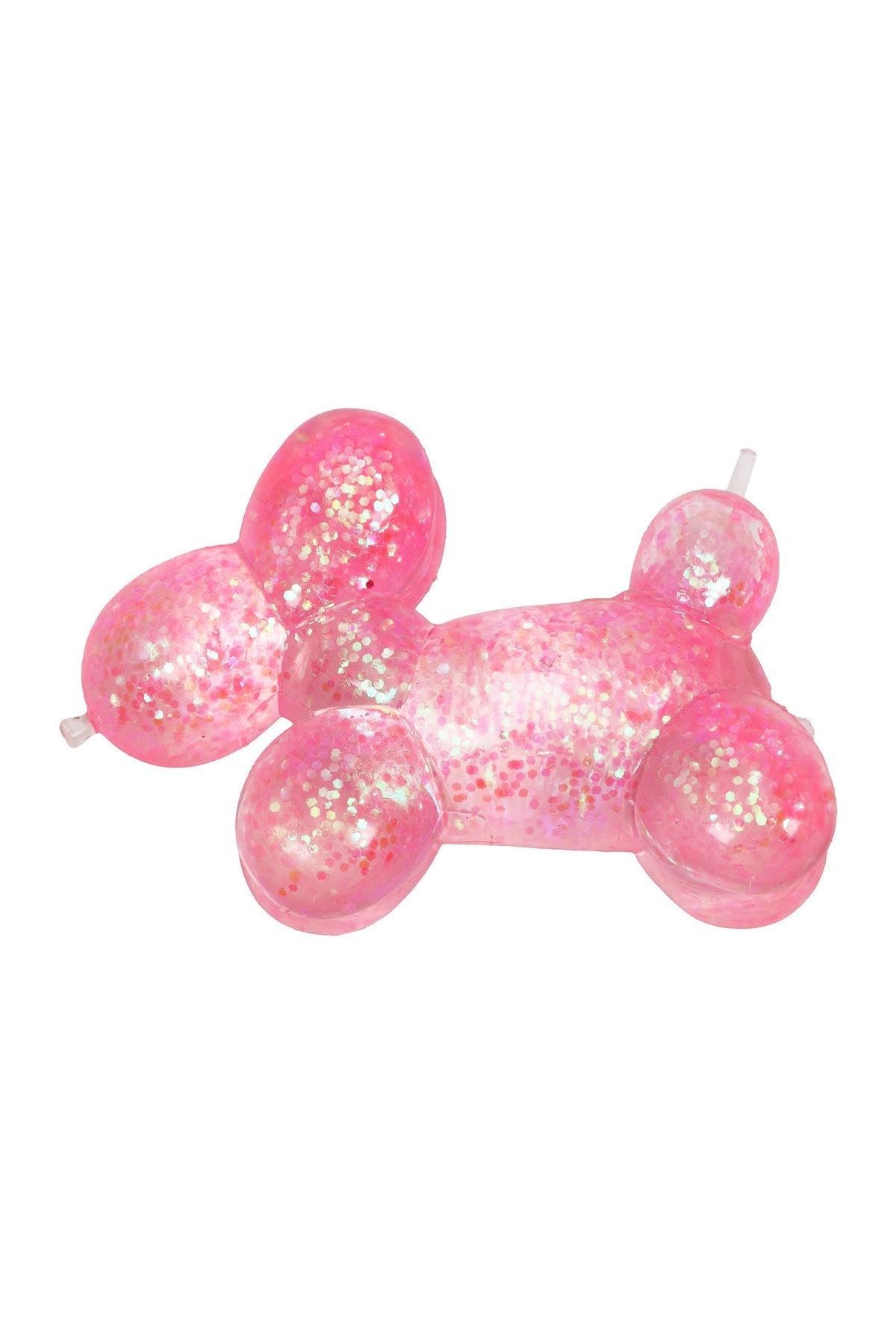 Balloon Dog Glittery Maltose Thick Putty Filled Squishy