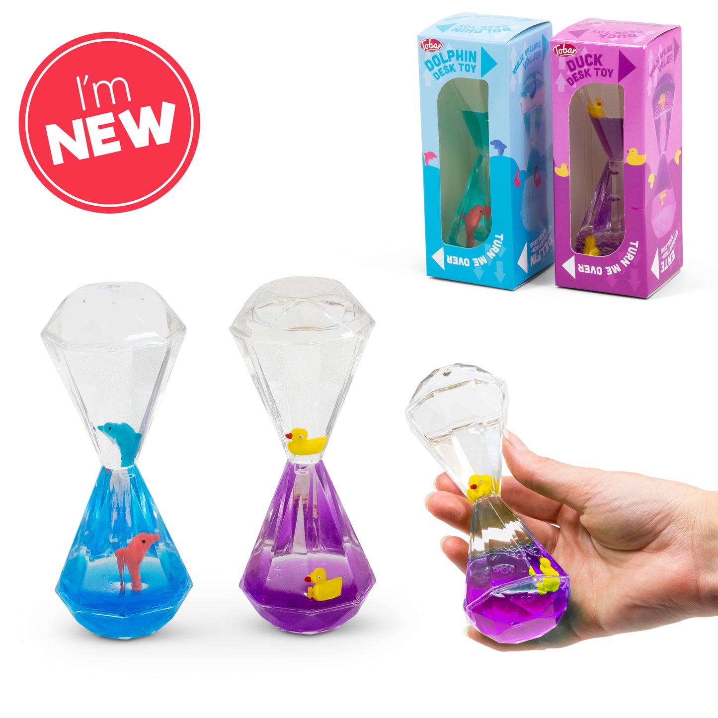 Dolphin and Duck Desk Toy