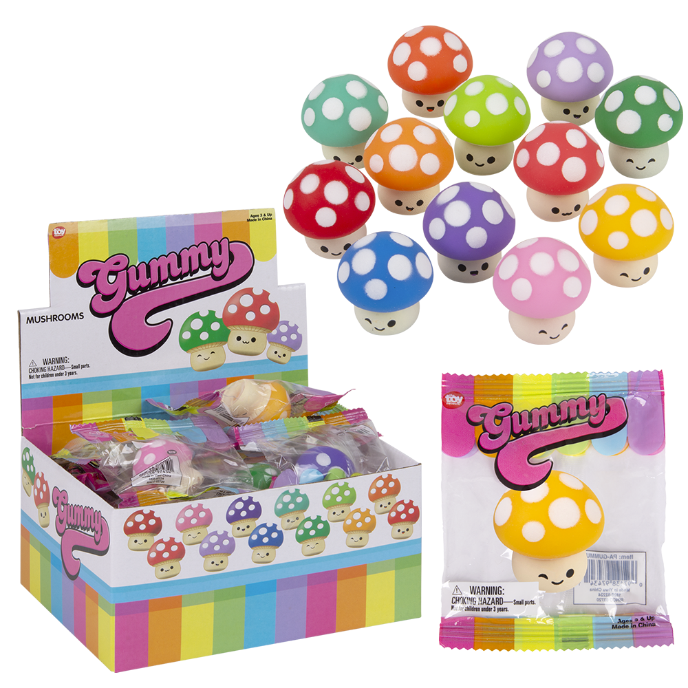 1.5" GUMMY MUSHROOMS