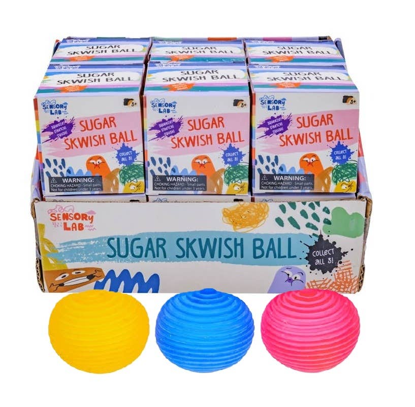 Sensory Lab Sugar Skwish Textured Ball