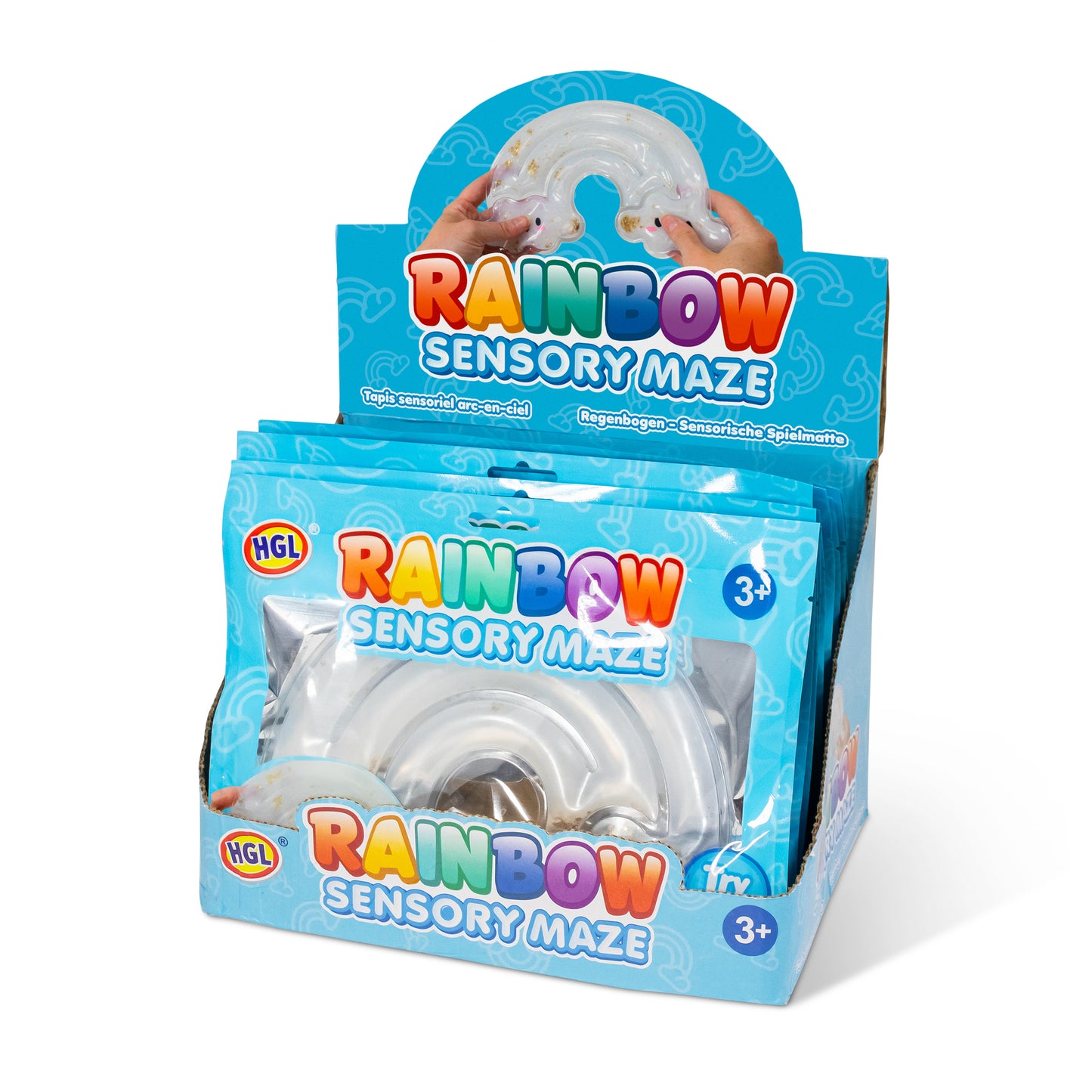 White Rainbow Sensory Maze