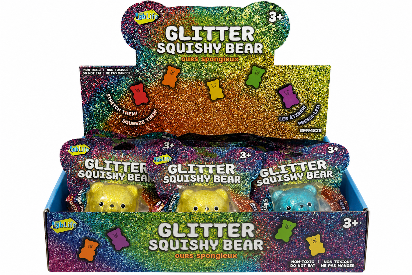 Glitter Bear Sugar Squishy