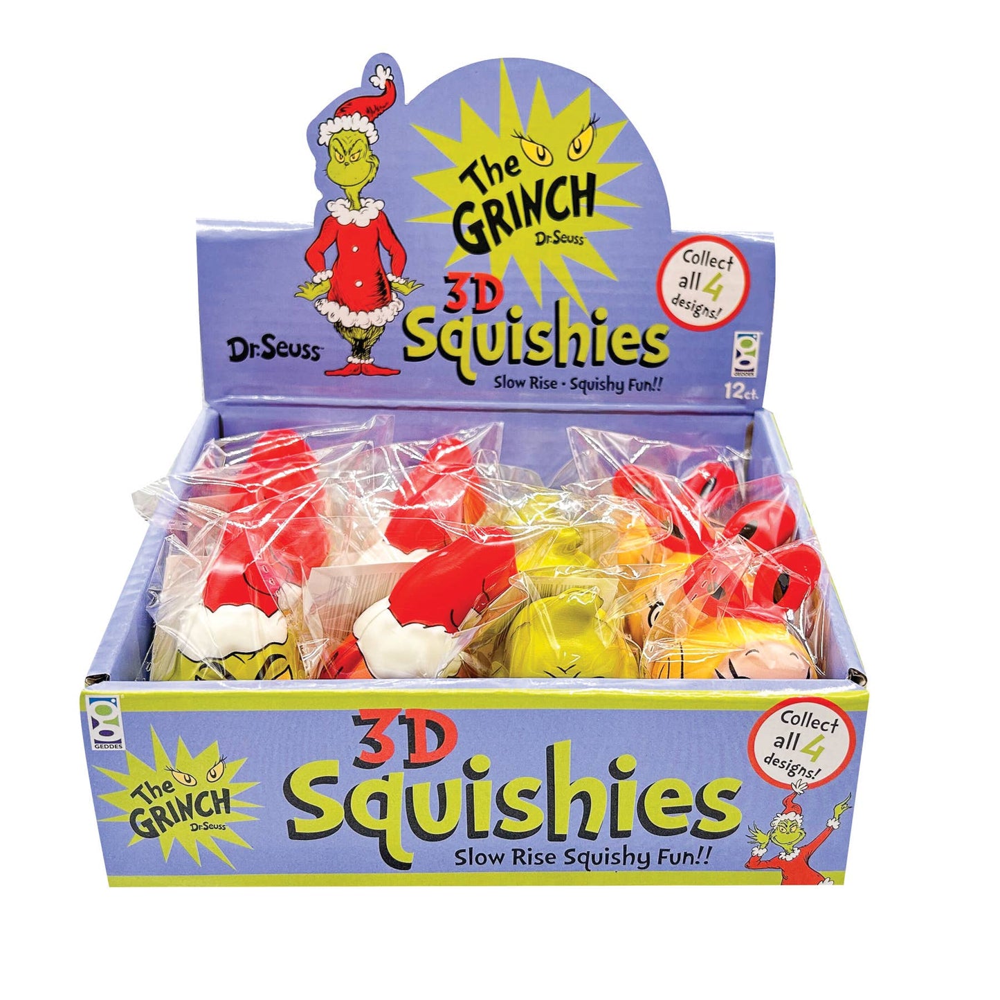 GRINCH 3D SLOW RISE TOY 12/DSP