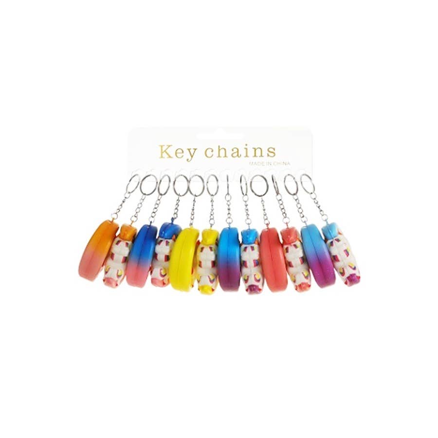 Unicorn Moon Key Chain