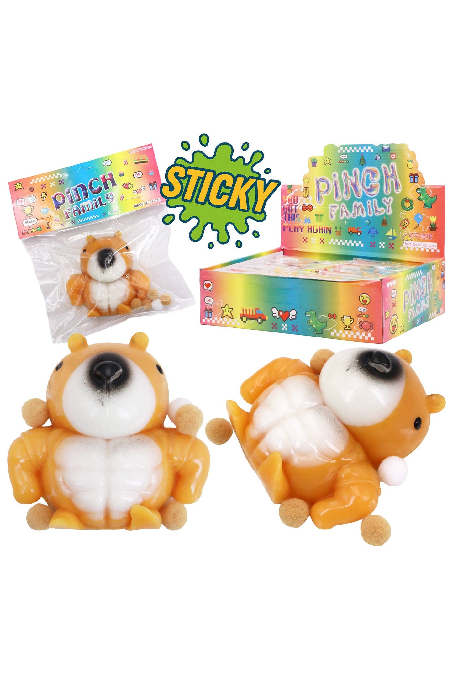 Buff Chipmunk Sticky Squishy