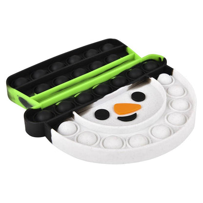 SNOWMAN TOP HAT BUBBLE POPPERS 6"