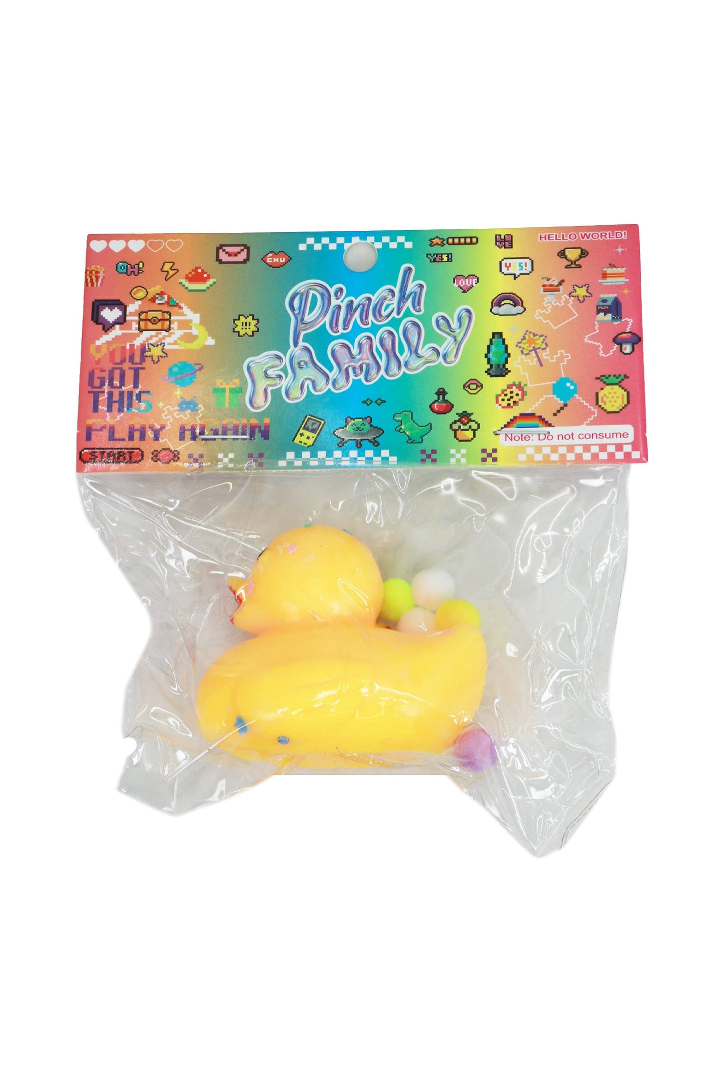 Rubber Duck Sticky Mochi Squishy