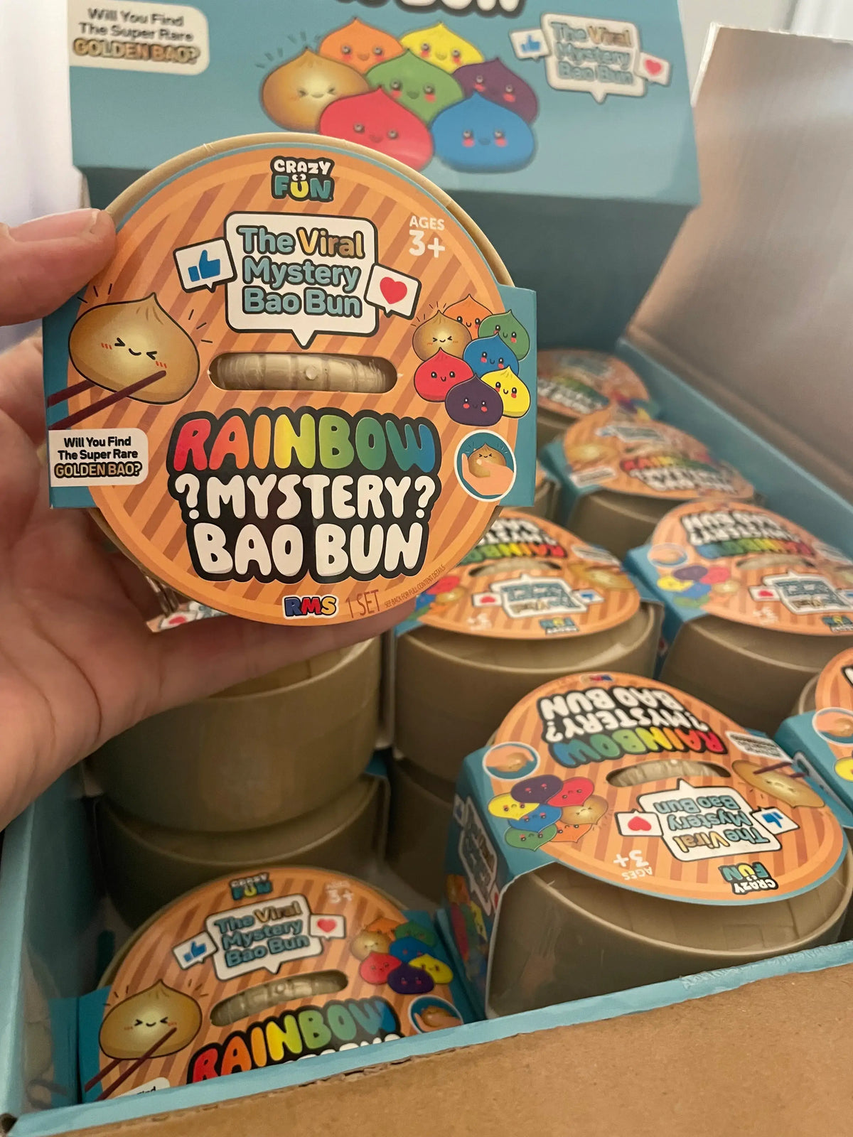 RMS® Crazy Fun™ Mystery Bao Bun – Rare Rainbow Chase - 2 per person