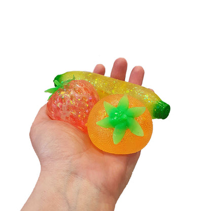 SCRUNCHEMS SUGAR SQUISH FRUITS - 3 PACK
