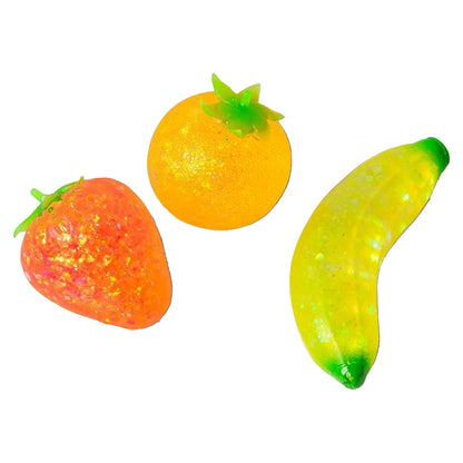 SCRUNCHEMS SUGAR SQUISH FRUITS - 3 PACK