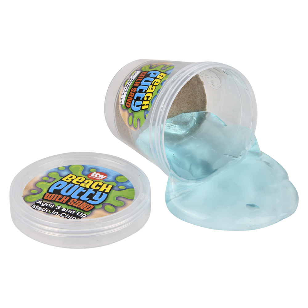 (T) 3" BEACH PUTTY 6PC DISPLAY