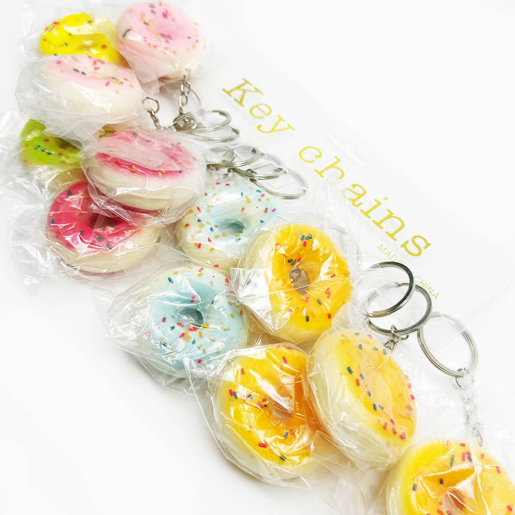 Addicting Slow Rising Donut Squishy Keychains