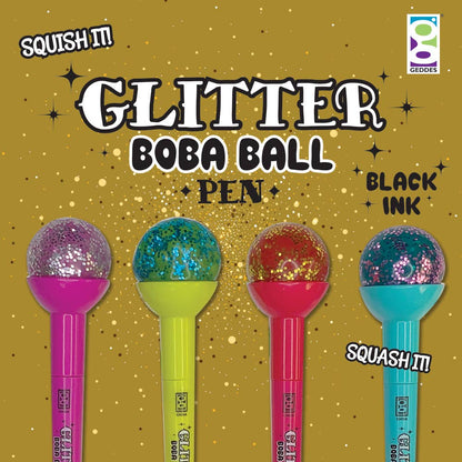 Glitter Boba Pen 12/display