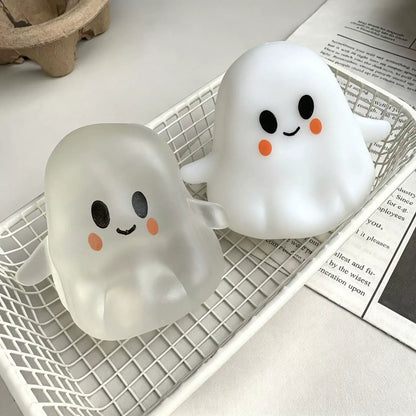 Coconut Oil Filled Halloween Ghost