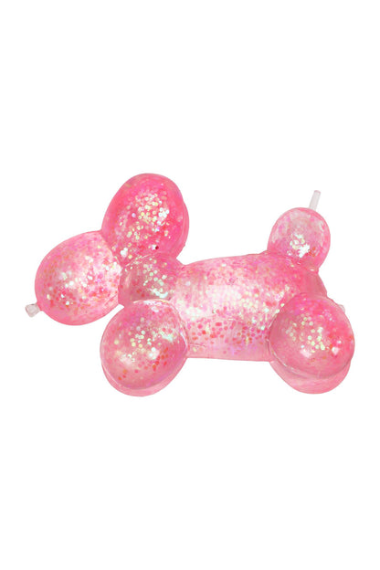Balloon Dog Glittery Maltose Thick Putty Filled Squishy