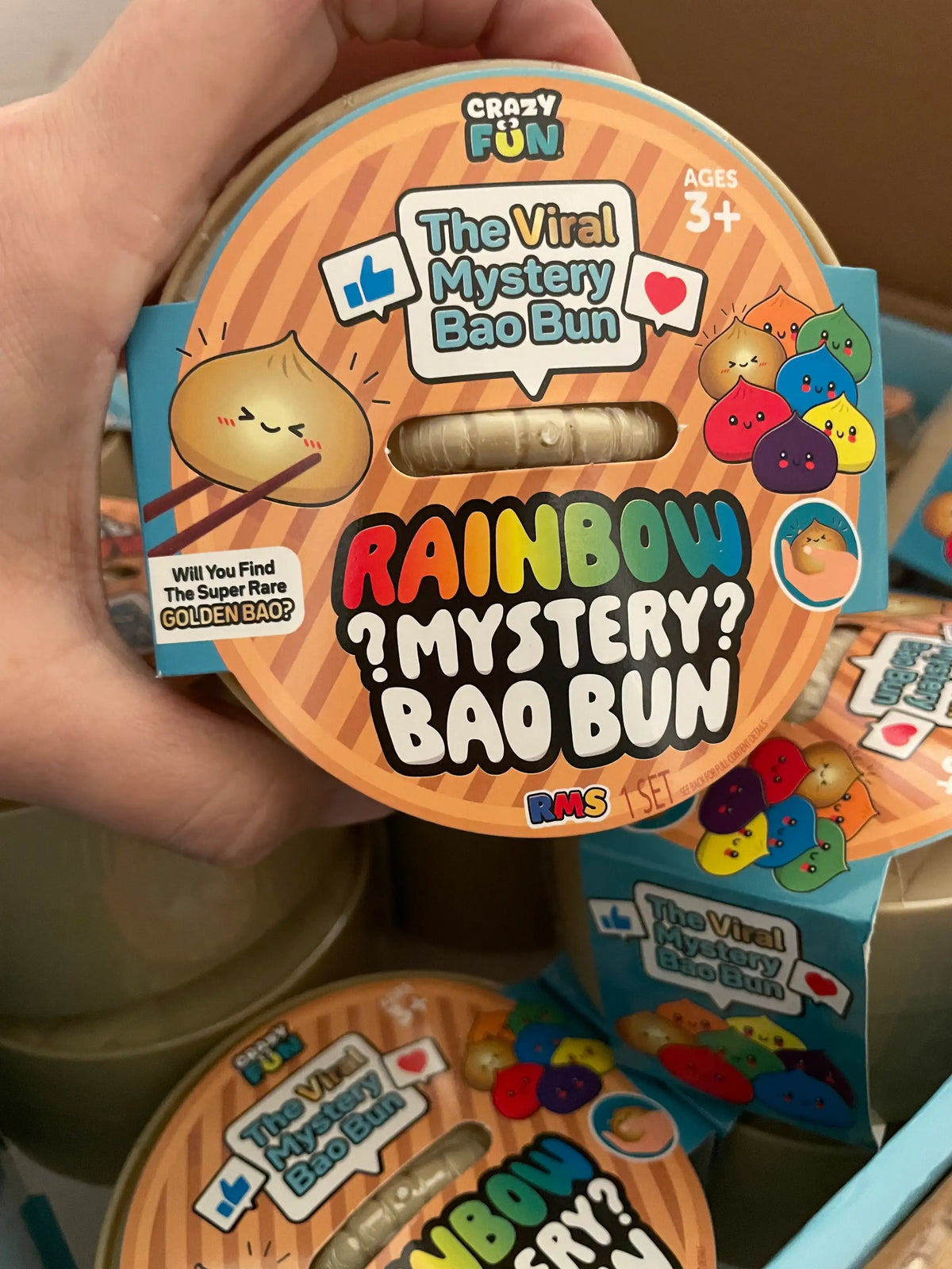 RMS® Crazy Fun™ Mystery Bao Bun – Rare Rainbow Chase - 2 per person