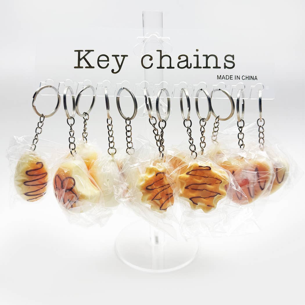 Addicting Slow Rising Bread Squishy Keychains