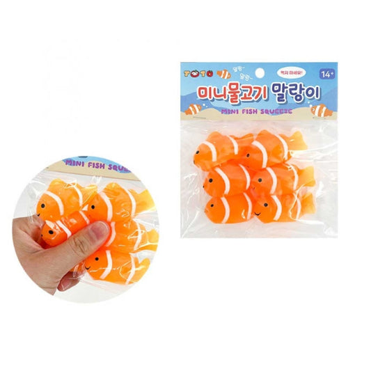 Mini fish mochi squishies - South Korea Import