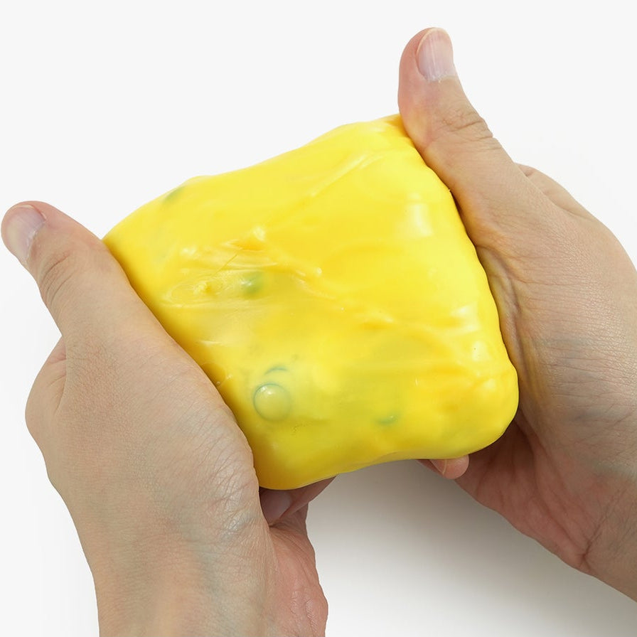 Crunchy Cheese Cube Squishy - South Korea Import