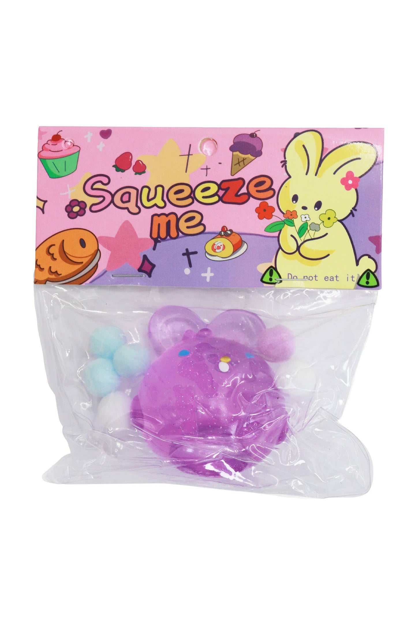 Cute Bunny Rabbit Jelly Mochi Squishy