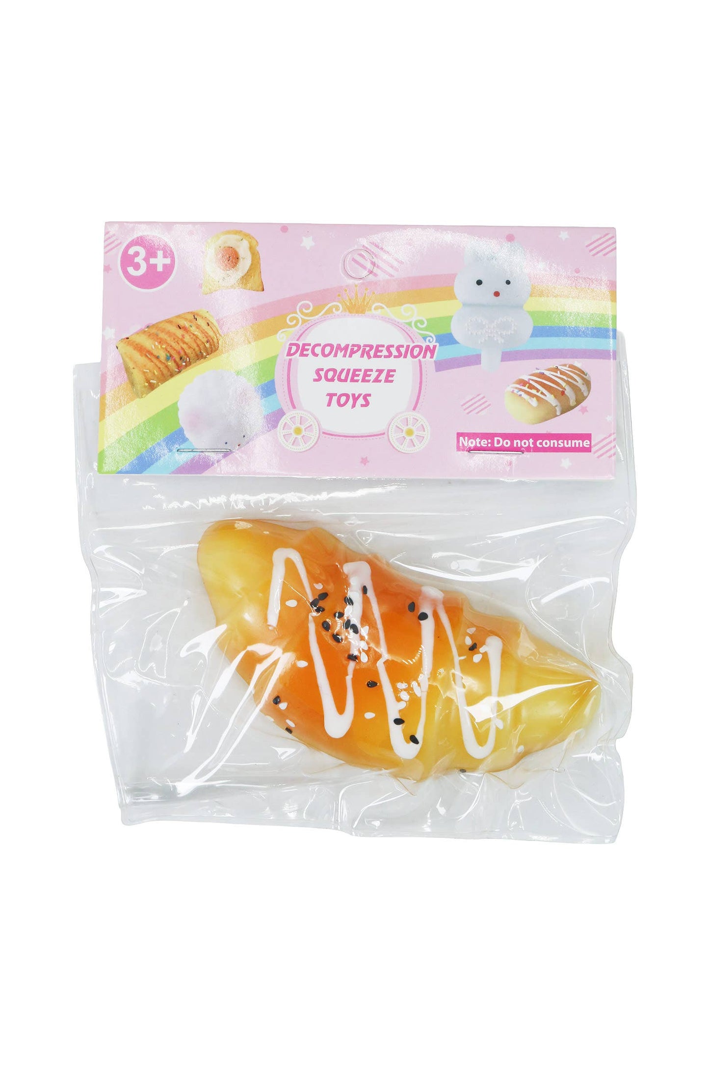Realistic Bread Pastries Sticky Mochi Squishy