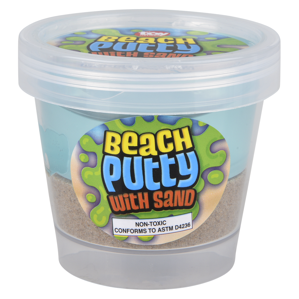 (T) 3" BEACH PUTTY 6PC DISPLAY