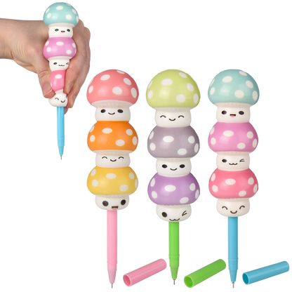 7" SQUISHY MUSHROOM PENS
