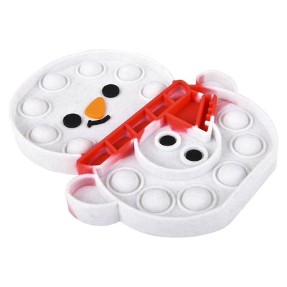 SNOWMAN BUBBLE POPPERS 6"