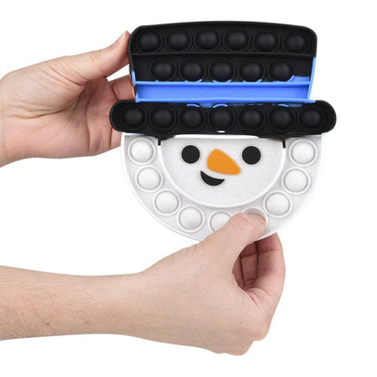 SNOWMAN TOP HAT BUBBLE POPPERS 6"