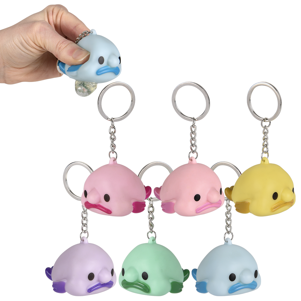 2" POOPING BLOBFISH CLIP ON