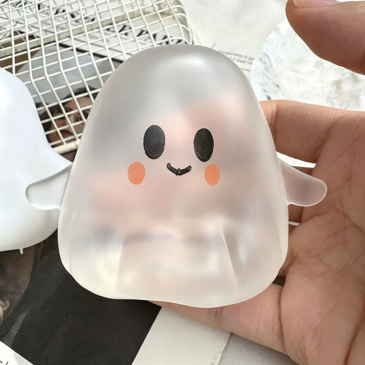 Coconut Oil Filled Halloween Ghost