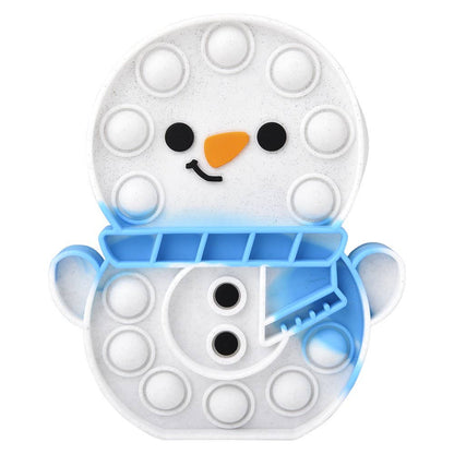 SNOWMAN BUBBLE POPPERS 6"
