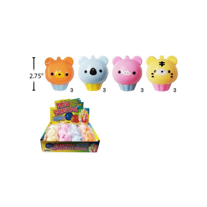 Mini Animal Cupcake Squishy Toy
