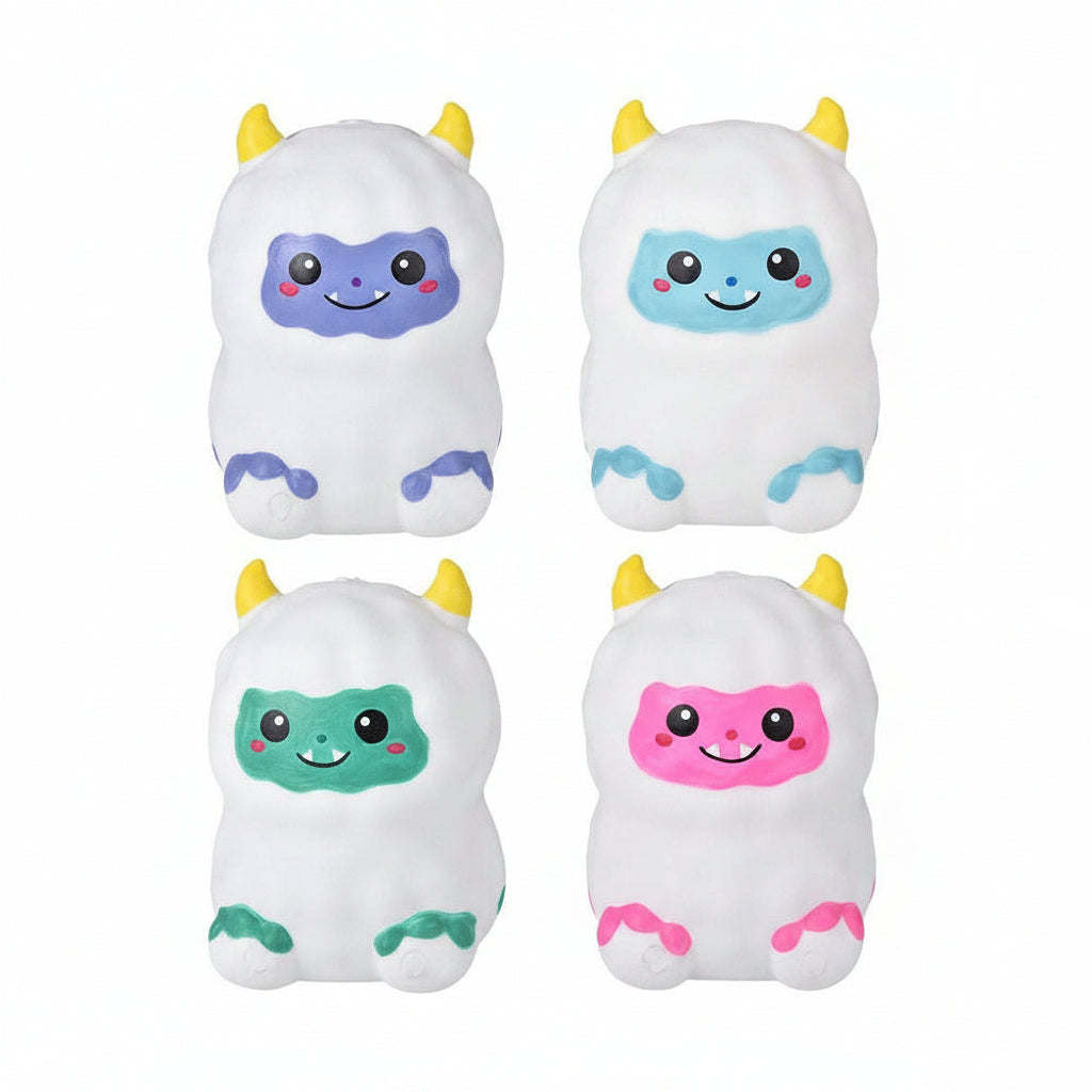 1 Yeti Squishy Squeeze Stress Ball Soft Doh Filling