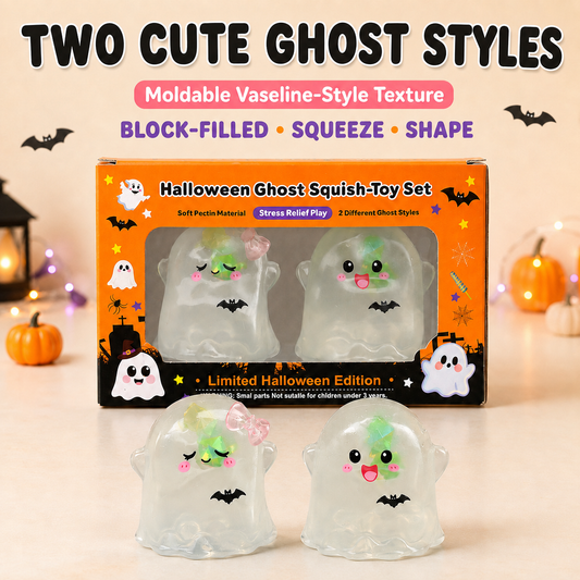 Halloween Cute Ghost Coconut Oil Squishy