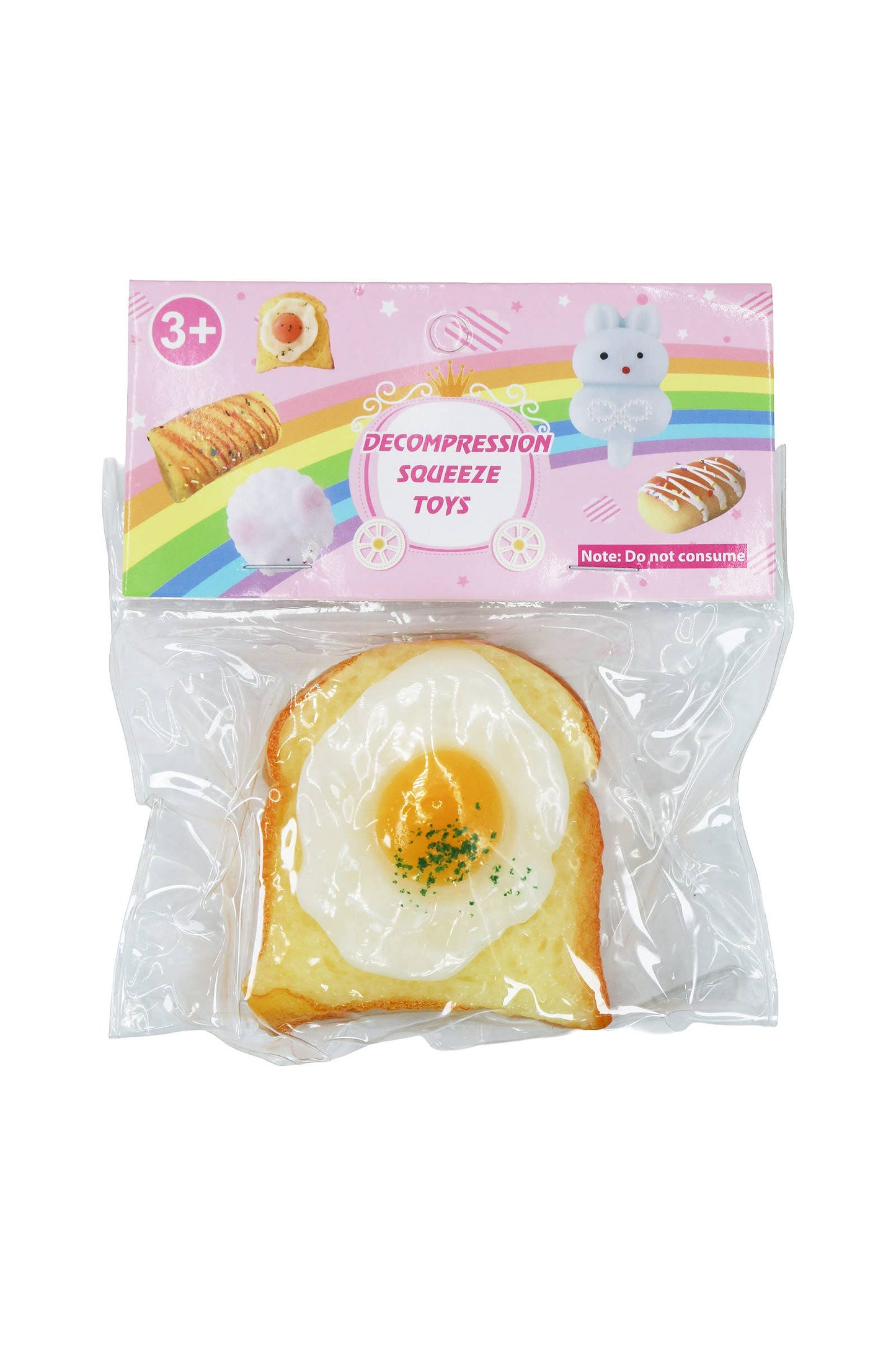 Realistic Bread Pastries Sticky Mochi Squishy