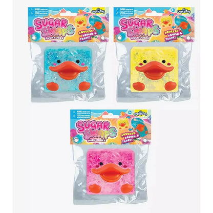ORB 2.5 Inch Sugar Swaps™ Duck Cubes Squishy Sensory Toy
