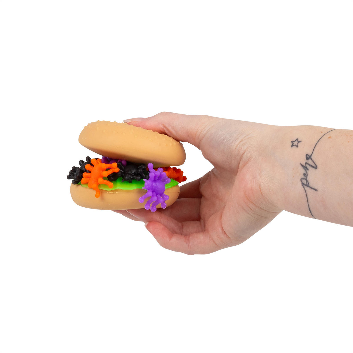 SCRUNCHEMS SPOOKY SPIDER BURGER SQUISHY