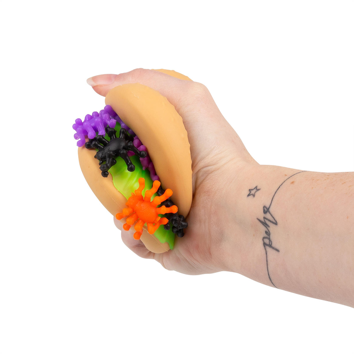 SCRUNCHEMS SPOOKY SPIDER BURGER SQUISHY