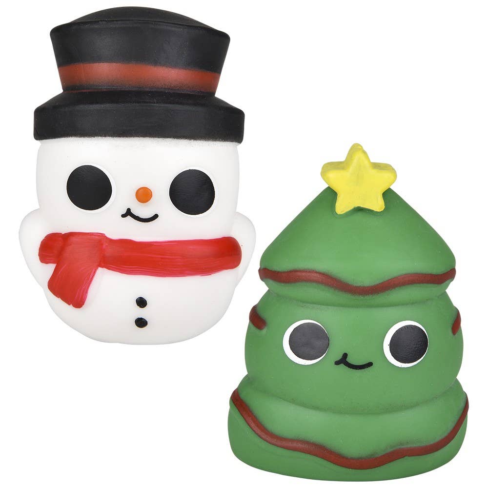 3.5" CHRISTMAS SQUISH STRETCH 12CT    12/33