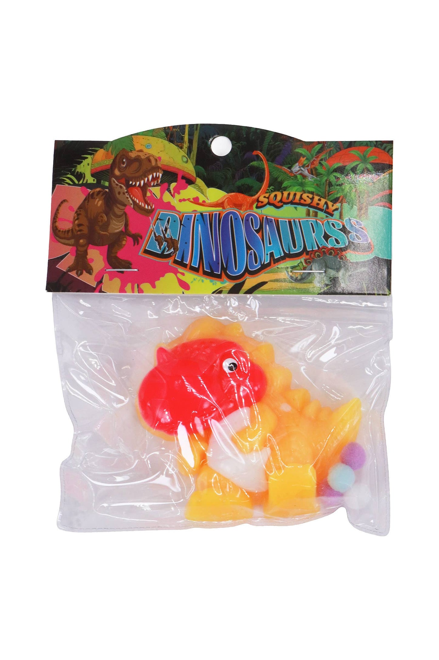 Colorful Dinosaur Sticky Mochi Squishy