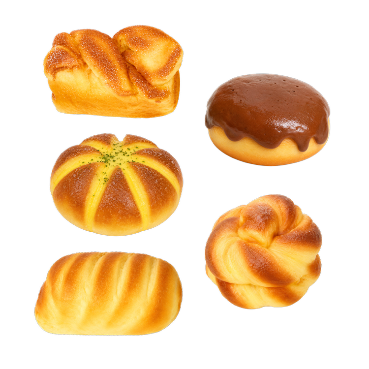 Fun Doh Bakery Slow Rise Squishy Bread Variety