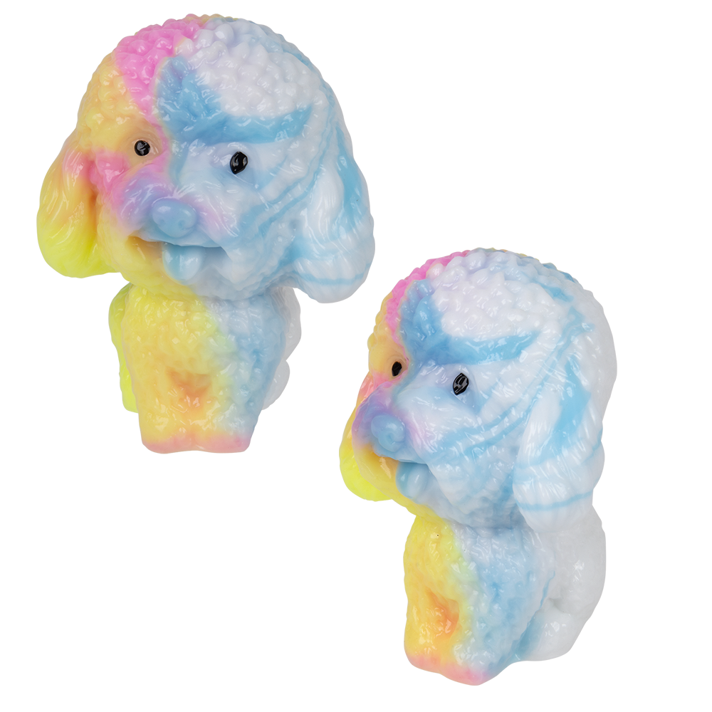 (T) 2.75" STICKY RAINBOW POODLE 12CT