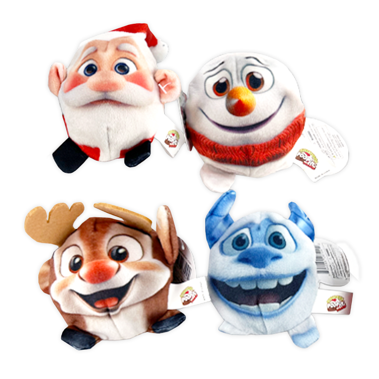 Christmas Plush Poopin Pal Toy Stocking Stuffer Assortment