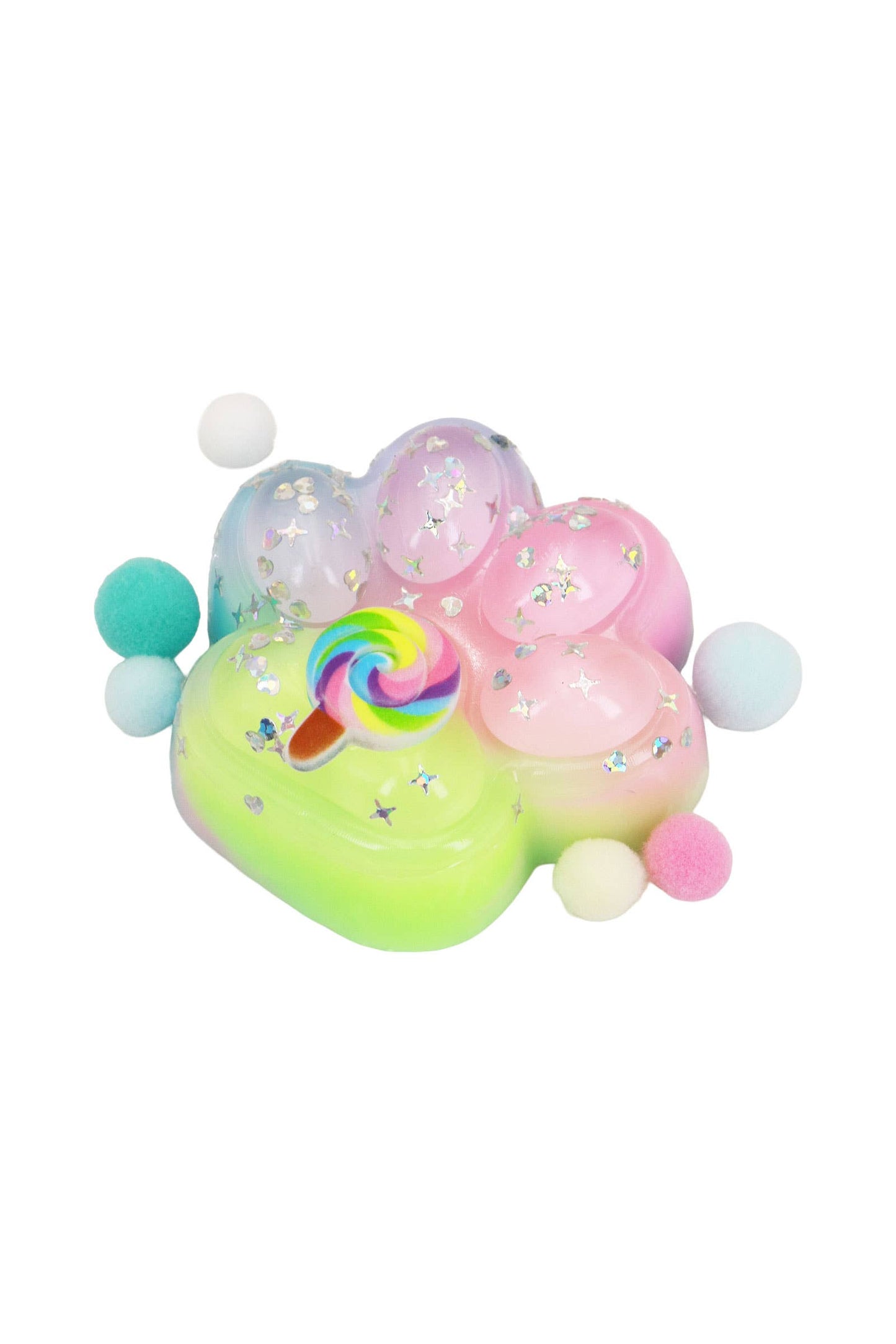 Kawaii Paw Pastel Mochi Sticky Squishy