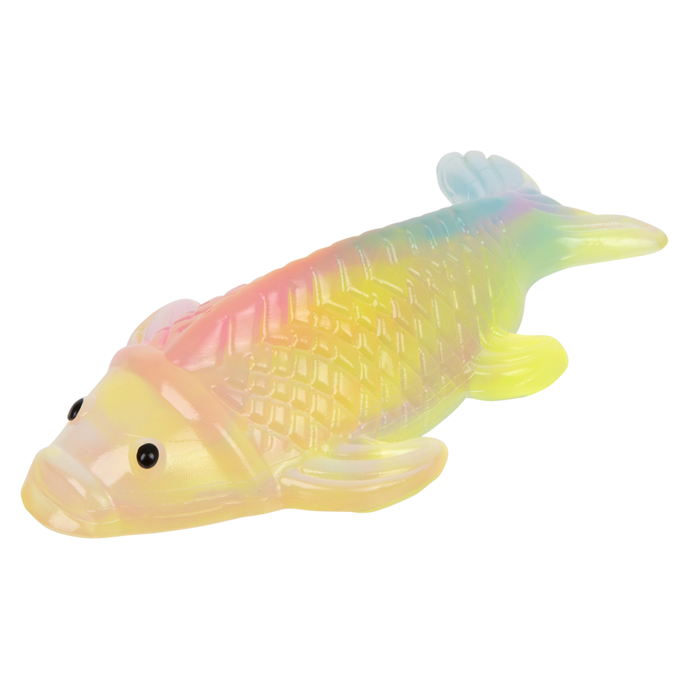 (T) 4.5" STICKY RAINBOW KOI FISH 12CT