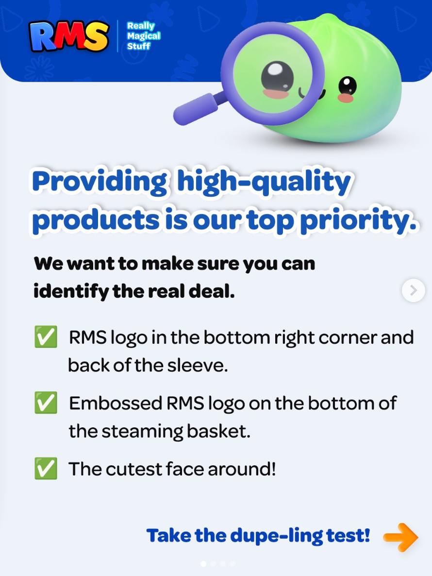 RMS® Crazy Fun™ Mystery Bao Bun – Rare Rainbow Chase - 2 per person