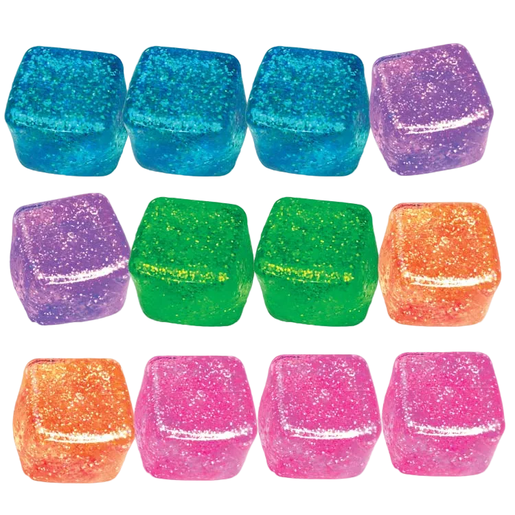Fun Doh Squish & Squeeze Sparkle Cube